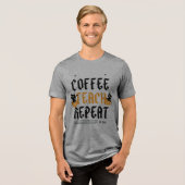 Geschenk für Vorschullehrer Tri-Blend Shirt (Vorderseite voll)