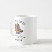 Geschenk für Wanderer, Camper Kaffeetasse (Vorderseite Links)