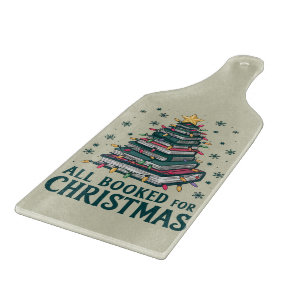 Geschenk für Weihnachten für Bibliothekar-Fan Schneidebrett