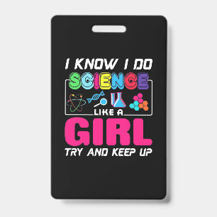 Geschenk für Wissenschaftler   Ich weiß, ich mache Ausweis