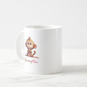 Geschenk für Yoga-Liebhaber, Yoga-Tasse Kaffeetasse (Vorderseite Links)