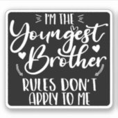 Geschenk fürs Geschwistern, Sonnengeschenk für Kin Aufkleber (Vorderseite)