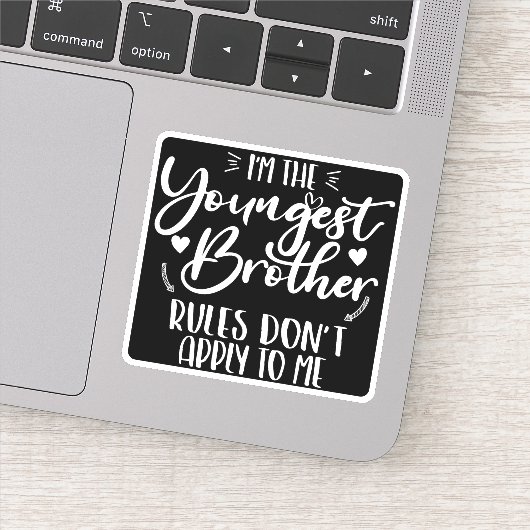 Geschenk fürs Geschwistern, Sonnengeschenk für Kin Aufkleber (Detail)