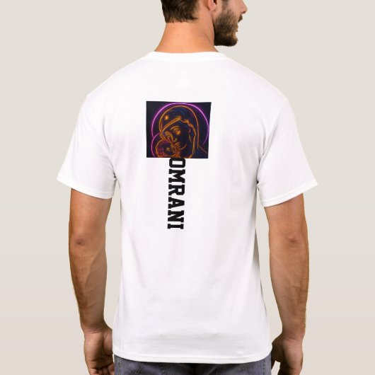 Geschenk Gottes - Selige Mutter mit Kind T-Sh T-Shirt (Rückseite)