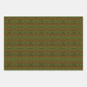Geschenk Grüne Woche mit rotem Hintergrund Geschenkpapier Set (Vorderseite 3)