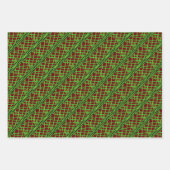 Geschenk Grüne Woche mit rotem Hintergrund Geschenkpapier Set (Vorderseite 2)