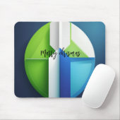 Geschenk Haroon Modern Chrisam 3D Foto Grid Mouse Mousepad (Mit Mouse)