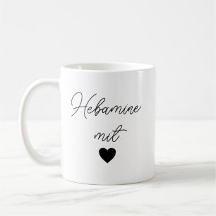 Geschenk Hebamme Aufmerksamkeit und Dankeschön Kaffeetasse