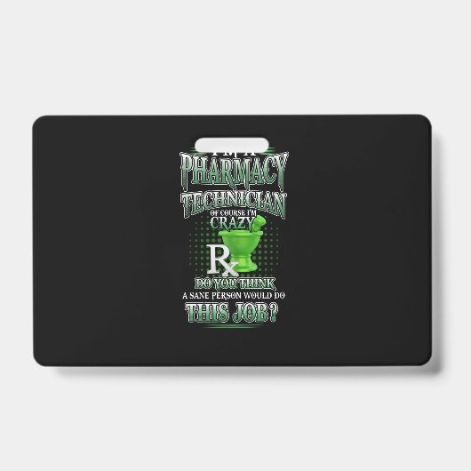 Geschenk| Ich bin Apotheker Ausweis (Front)