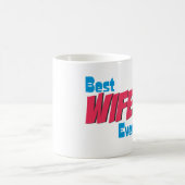 Geschenk-Idee: Beste Ehefrau (Tasse) Kaffeetasse (Mittel)