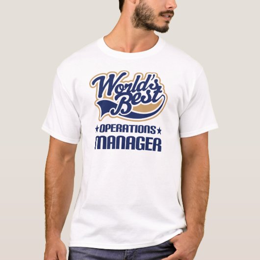 Geschenk-Idee für Betriebsleiter (Welten am T-Shirt (Vorderseite)