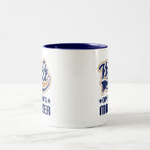 Geschenk-Idee für Betriebsleiter (Welten am Zweifarbige Tasse (Mittel)