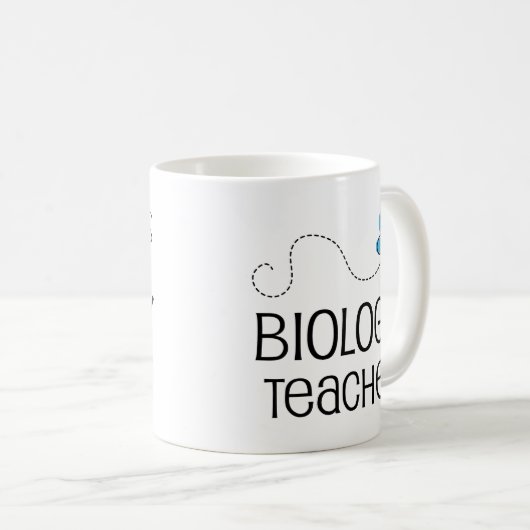 Geschenk-Idee für Biologie-Lehrer (Schmetterling) Kaffeetasse (VorderseiteRechts)
