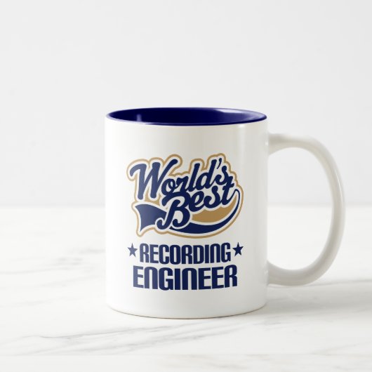 Geschenk-Idee für das Notieren des Ingenieurs Zweifarbige Tasse (Rechts)