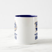 Geschenk-Idee für das Notieren des Ingenieurs Zweifarbige Tasse (Mittel)