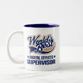 Geschenk-Idee für Digital-Effekt-Aufsichtskraft Zweifarbige Tasse (Links)