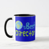 Geschenk-Idee für Direktor (Welten am besten) Tasse (Links)