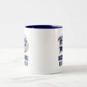Geschenk-Idee für Kickboxing Lehrer (Welten am Zweifarbige Tasse (Mittel)