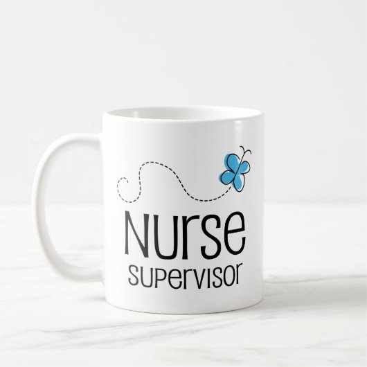 Geschenk-Idee für Krankenschwester-Aufsichtskraft Kaffeetasse (Links)