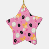 Geschenk-Idee für Mädchen-Volleyball-Spieler Nr. 9 Keramik Ornament (Links)