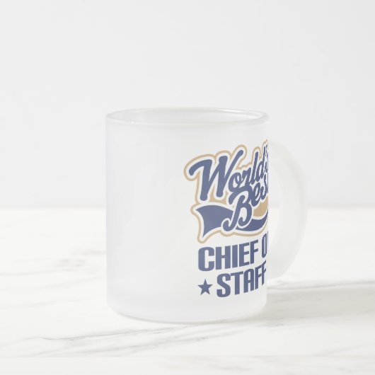 Geschenk-Idee für personalchef (Welten am besten) Mattglastasse (VorderseiteRechts)