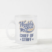 Geschenk-Idee für personalchef (Welten am besten) Mattglastasse (Links)