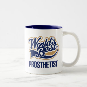 Geschenk-Idee für Prosthetist (Welten am besten) Zweifarbige Tasse