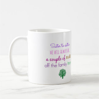 Geschenk-Idee für Schwester-Kaffee-Tasse mit Kaffeetasse