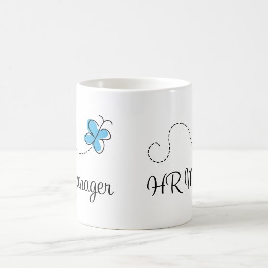 Geschenk-Idee für Stunden-Manager (Schmetterling) Kaffeetasse (Mittel)