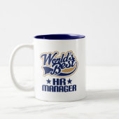 Geschenk-Idee für Stunden-Manager (Welten am Zweifarbige Tasse (Links)