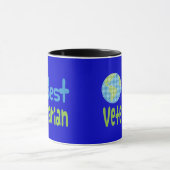 Geschenk-Idee für Tierarzt (Welten am besten) Tasse (Zentrum)