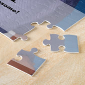 Geschenk Idee für VATER Personalisiert Daddy Foto Puzzle (Seite)