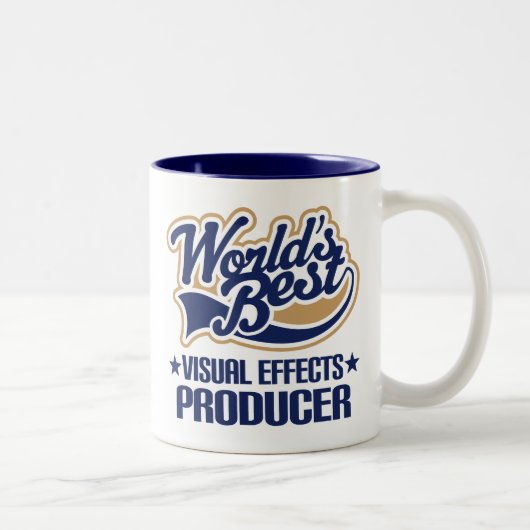 Geschenk-Idee für visuellen Effekt-Produzenten Zweifarbige Tasse (Rechts)