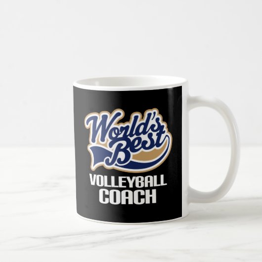 Geschenk-Idee für Volleyball-Zug (Welten am Kaffeetasse (Rechts)