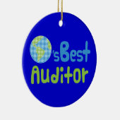 Geschenk-Idee für Wirtschaftsprüfer (Welten am Keramikornament (Rechts)