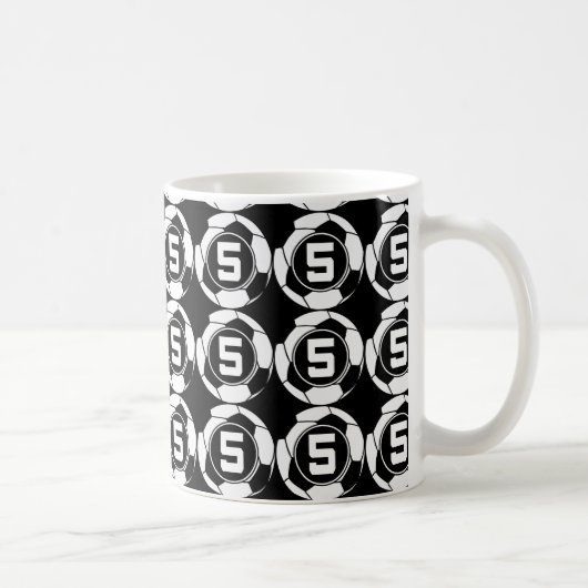 Geschenk-Idee Fußball-Jersey-Zahl-5 Kaffeetasse (Rechts)