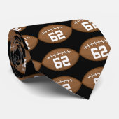 Geschenk-Idee Fußball-Jersey-Zahl-62 Krawatte (Gerollt)