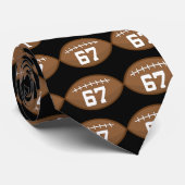 Geschenk-Idee Fußball-Jersey-Zahl-67 Krawatte (Gerollt)