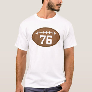 Geschenk-Idee Fußball-Jersey-Zahl-76 T-Shirt