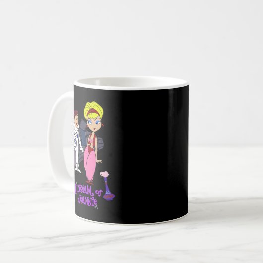 Geschenk Idee ich träume TV von Jeannie Sitcoms Fu Kaffeetasse (Vorderseite Links)