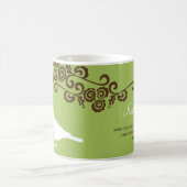 GESCHENK-Kaffee-Tasse des grünen niedlichen Kaffeetasse (Mittel)