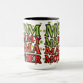 Geschenk Kaffeetasse für Mütter zum Muttertag (Zentrum)