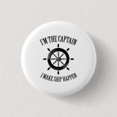 Geschenk Kapitän-Funny Boat Lover Dad Button (Vorderseite)