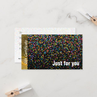 Geschenk-Karten-Zertifikat gerade für Sie Rabattkarte