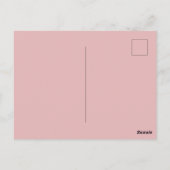 Geschenk Lama Postkarte (Rückseite)