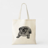 Geschenk läuft mit Punkt-Chef Tragetasche (Rückseite)