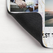Geschenk Liebe BEST TIME JE Personalisierte Mousep Mousepad (Ecke)