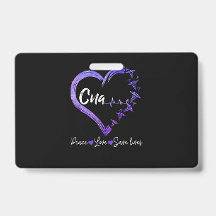 Geschenk  Liebe CNA Liebe für den Frieden Rette Le Ausweis