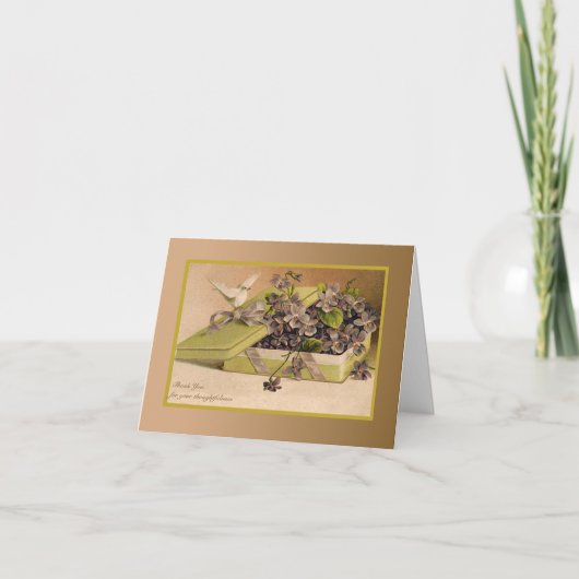 Geschenk Liebe - Foto Dankeschön Karte (Vorderseite)