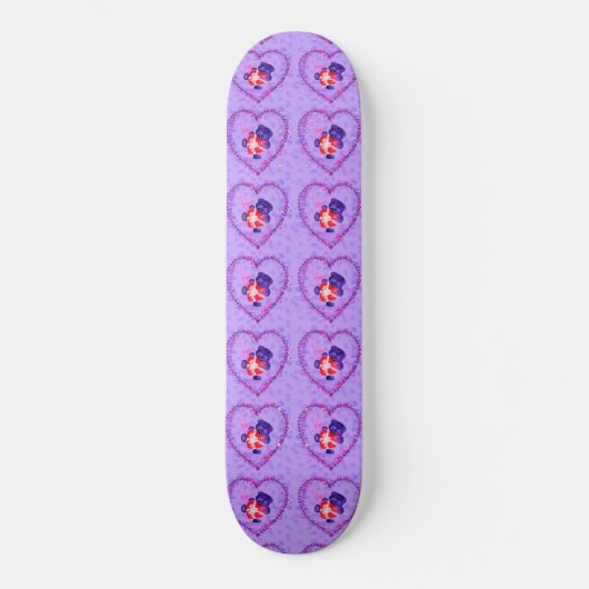 Geschenk Liebe - für Sie - süß - Skateboard (Vorderseite)